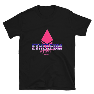 Open image in slideshow, Ethereum Project 80s Retro T-Shirt
