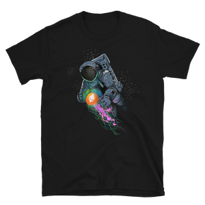 Open image in slideshow, Astronaut Jelly Fish Ethereum T-Shirt
