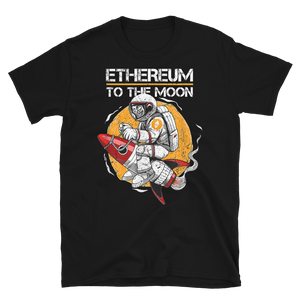 Open image in slideshow, Rocket Ride To The Moon Ethereum T-Shirt
