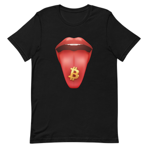 Open image in slideshow, Bitcoin Tongue Premium T-Shirt
