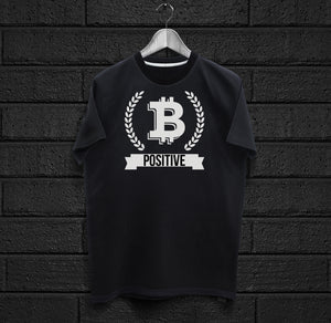 Bitcoin Be Positive Black T-Shirt