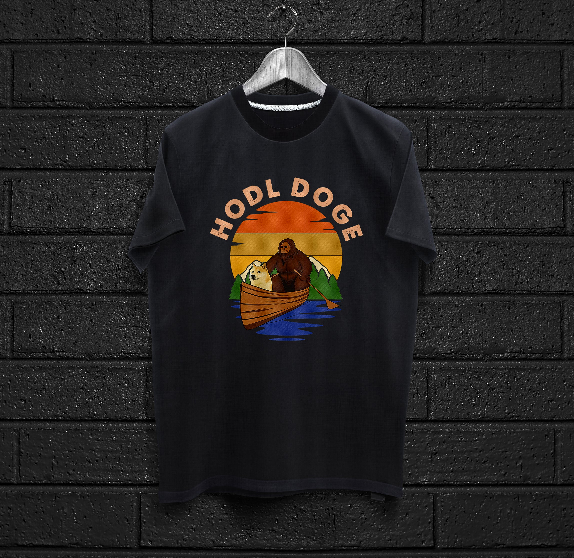 Hodl Bigfoot Doge T-Shirt