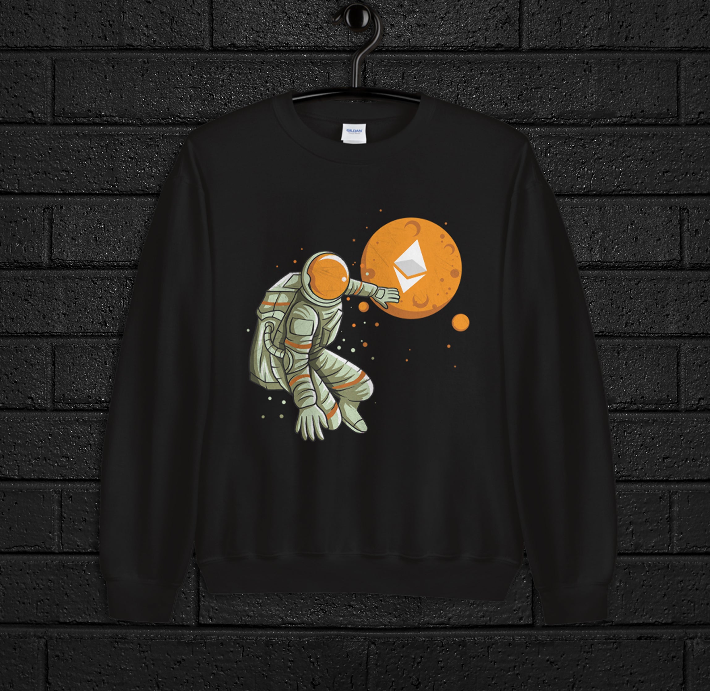 Moon Astronaut Ethereum Sweatshirt