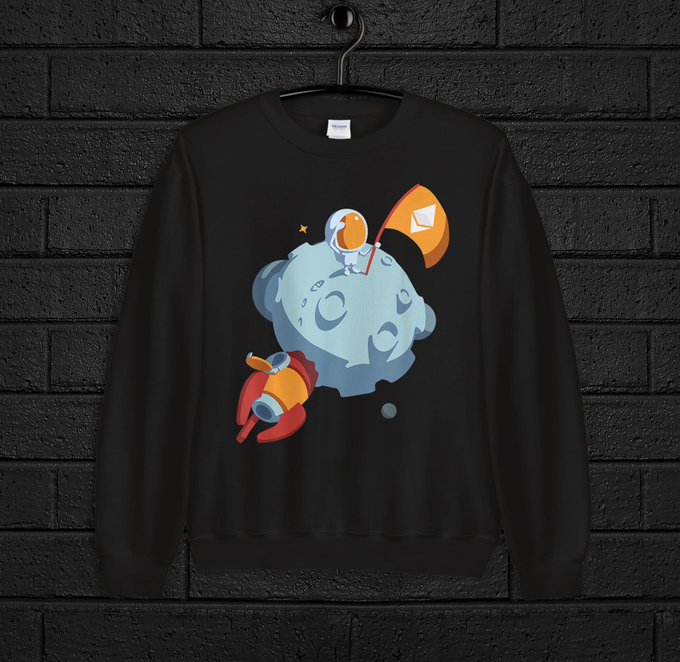 Moon Landing Ethereum Sweatshirt