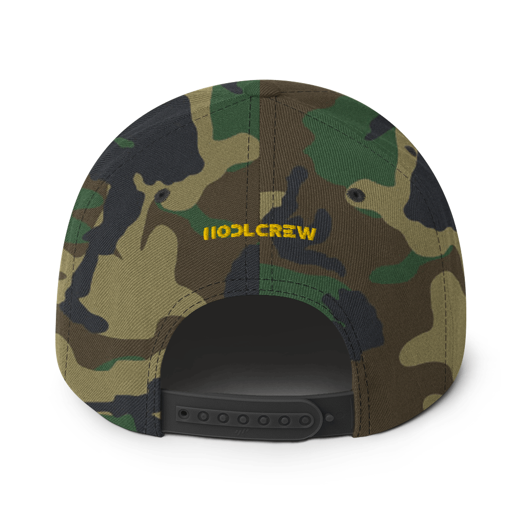 Bitcoin Medal Camouflage Gold Hat