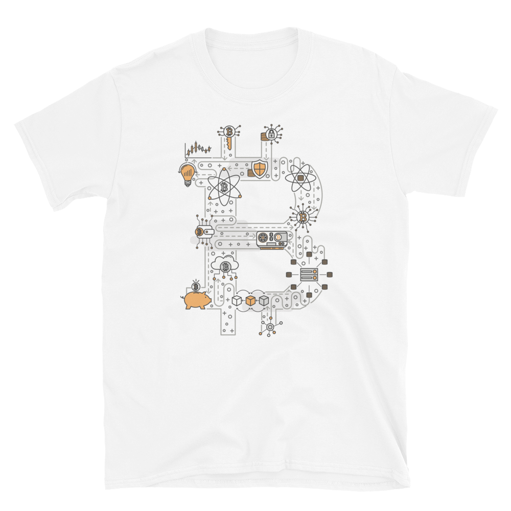 Bitcoin Art Vector T-Shirt