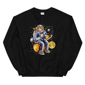 Open image in slideshow, Moon Astronaut Doge Sweatshirt
