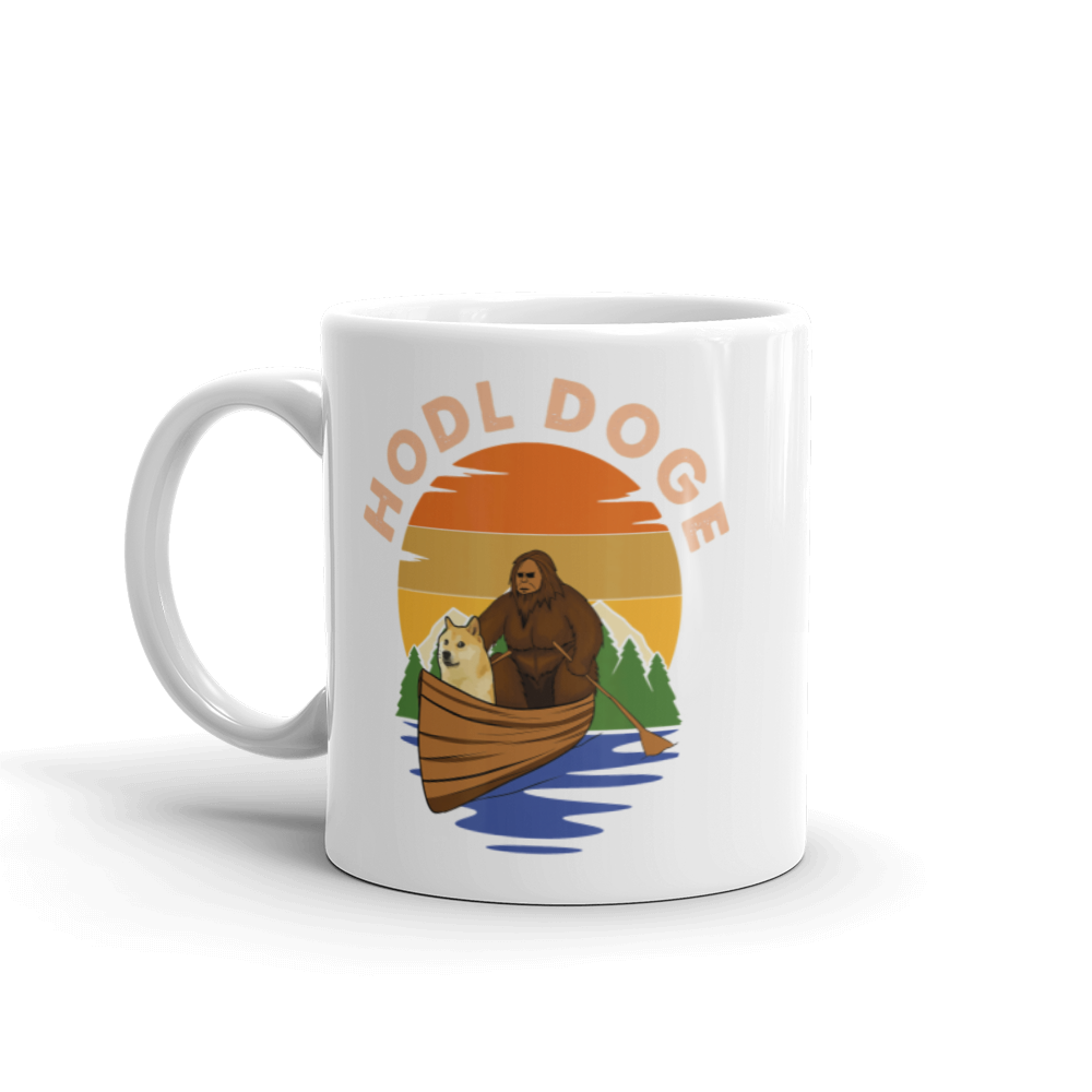 Hodl Bigfoot Doge Mug